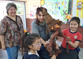 Se realizó una jornada sobre mitos y leyendas para alumnos primarios