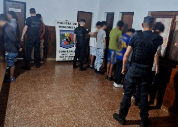 Estudiantina 2025: noche de tensión en San Vicente con once menores demorados y dos jóvenes heridos