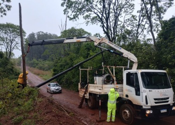 El temporal afectó líneas eléctricas en Misiones