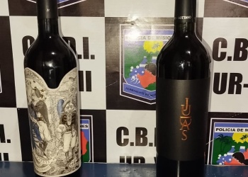 Empleado infiel robó vinos de alta gama en el comercio donde trabajaba