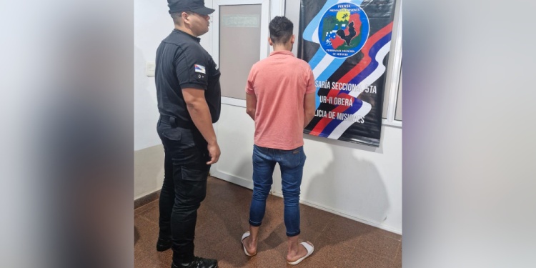 IDENTIFICADO. El joven de 24 años quedó filmado cuando lo golpeaba.