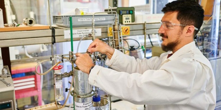 MODELO. El reactor que tiene Palazzolo fue construido experimentalmente.