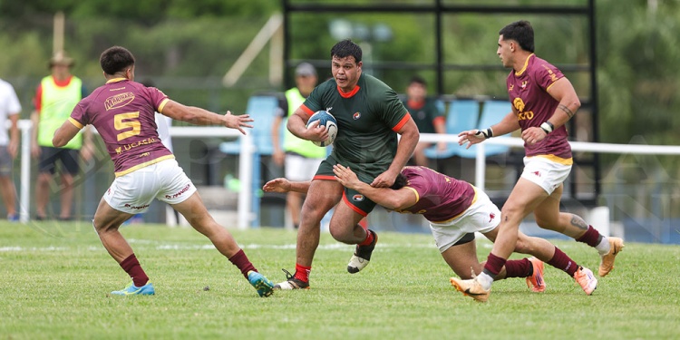 CAÍDA. Misiones inició ayer el Seven en Paraná con derrota frente a Salta.