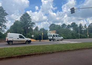 Choque en cadena sobre la Ruta 105 dejó tres vehículos dañados