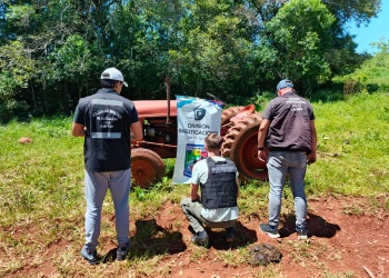Recuperan un tractor robado tras una estafa con cheques sin fondo en Caá Yarí