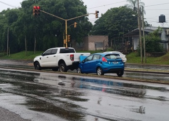 Choque en cadena dejó una mujer lesionada en Posadas
