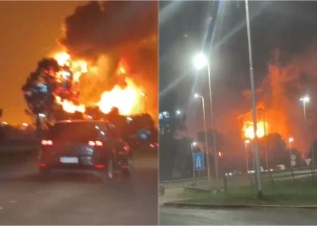 Impresionante explosión en el Polo Industrial de Ezeiza: arde una fábrica agroquímica