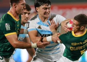 Sorprendente: Los Pumas 7s vencieron a Sudáfrica y siguen con vida en Dubai