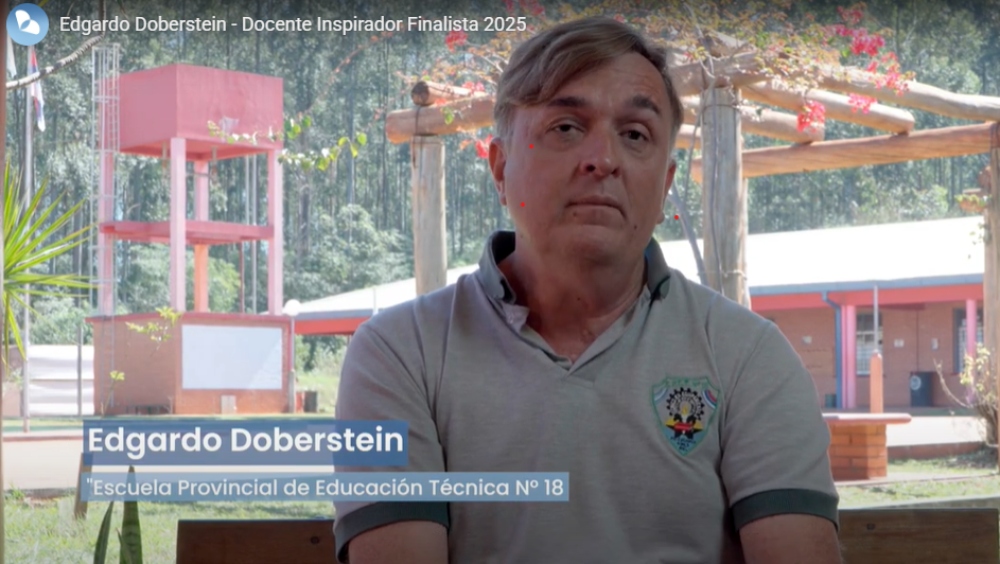 Premio Docentes que Inspiran: “Es un mimo al alma”, dijo Edgardo Doberstein