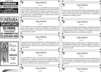 Fúnebres del Martes 18 de noviembre de 2025