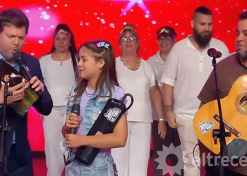 Talento de Misiones: tras cantar en TV Nacional, Malena le donó a Noah parte de lo recaudado