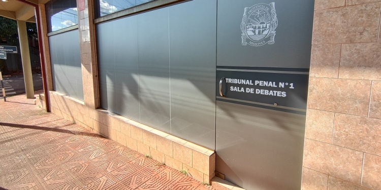 AUDIENCIAS. Dos jornadas se llevaron a cabo en la sala de debates con la nueva conformación del Tribunal obereño.