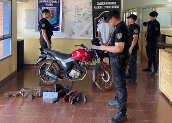 Cayó un joven por el robo de motopartes en el Corralón Municipal de Wanda