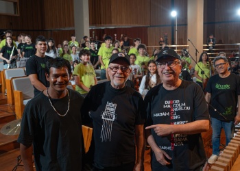 Música, cultura y encuentro: Passalacqua y León Gieco compartieron una jornada en Santa Ana