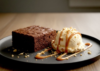 Brownie de dulce de leche y maní: un lujo hecho con lo que tengas