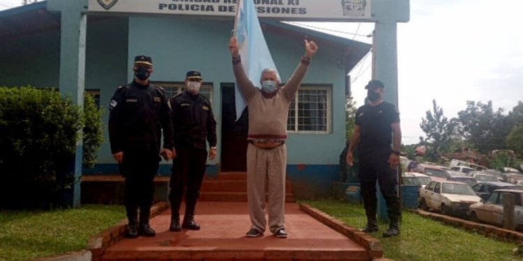 MARCHA Y LIBERACIÓN. Tras seis días detenido, el colono fue sobreseído.