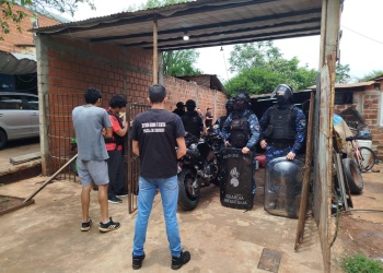 Desarticularon una banda dedicada al robo de motos tras múltiples allanamientos en Posadas