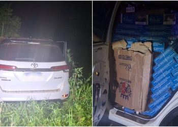 Cayó en Eldorado una camioneta robada en Brasil con contrabando millonario