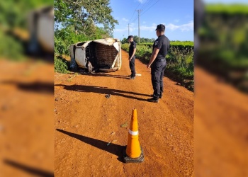 Tres heridos en Oberá tras el despiste de una camioneta en la ex Ruta 5