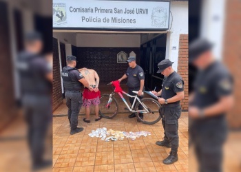 Le robó casi 100.000 a un vendedor ambulante y se escondió en el monte