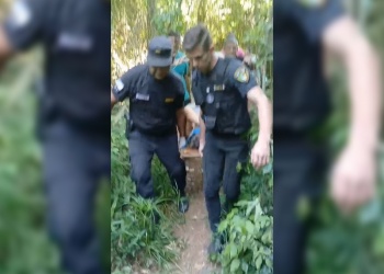 Rescataron a un hombre que cayó en el Salto Yaguareté en Puerto Libertad