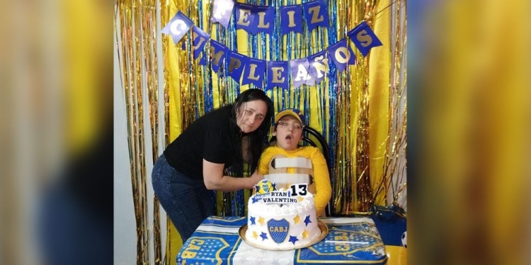CELEBRACIÓN. En agosto, Ryan cumplió 13 años.