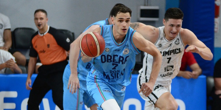 CONTUNDENTE. El Celeste viene de vencer a Olímpico de La Banda por 86-62.