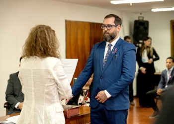 Rau, Milicich y Rissi, juraron piezas clave para el servicio de Justicia Penal