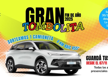 Una camioneta 0KM de lujo: el súper premio de la “Tombolita” para cerrar el año