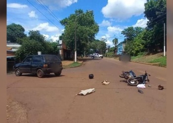 Un motociclista resultó lesionado tras un siniestro vial en Eldorado