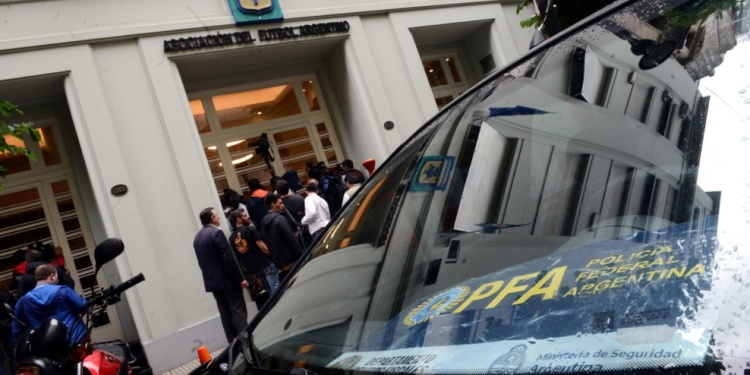 09-12-2025 Buenos Aires - Allanamiento en la AFA. Foto: Luciano Thieberger.