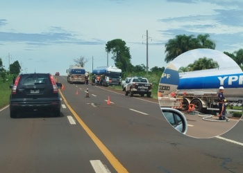 Se normalizó el tránsito en la ruta 12 a la altura de Puerto Leoni