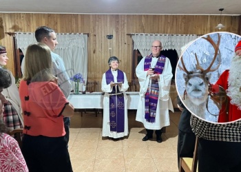 Pastores finlandeses llegaron a Misiones para festejar la típica Navidad del Polo Norte