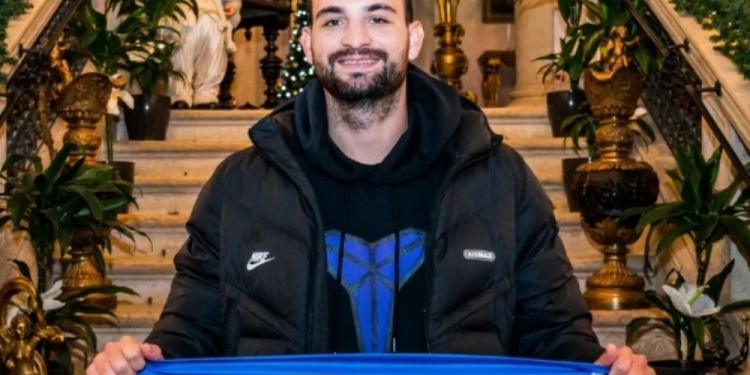 NUEVO DESTINO. Pierotti, ayer por la tarde, a disposición del Ferrara Basket.