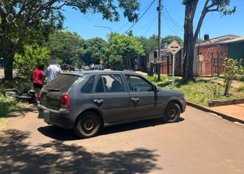 Una mujer herida tras un choque entre una moto y un auto en Posadas