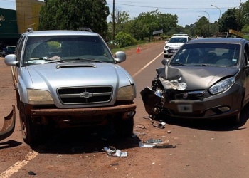 Oberá: Choque sin heridos sobre la ruta nacional 14
