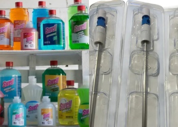 Prohíben en el país diversos productos de limpieza e insumos médicos