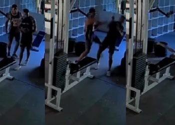 Golpes a traición: peleador de kick boxing fue atacado por la espalda en un gimnasio