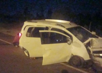 Tres heridos tras despiste en el acceso a Cerro Corá