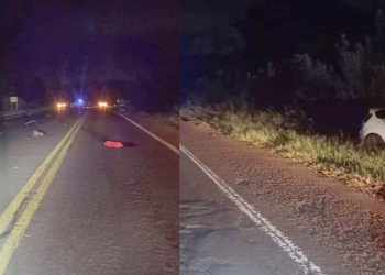 Un hombre y una adolescente murieron al colisionar su moto con un auto