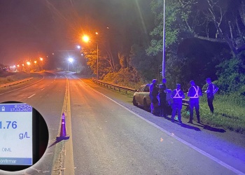 Despiste en la ruta 12: conductor alcoholizado impactó contra el guardarraíl