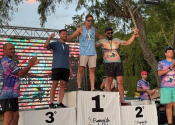 Canotaje: Cardozo celebró en La Paz