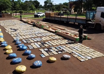 Llevaban droga a Buenos Aires oculta en un camión que transportaba madera desde Misiones