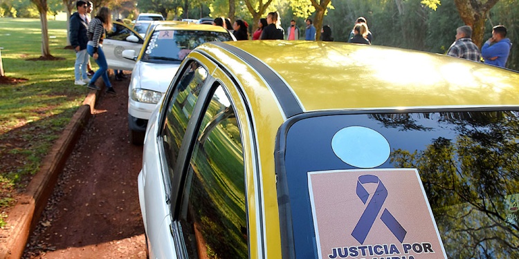 RECLAMO VIGENTE. Compañeras y compañeros de trabajo mantienen el pedido en pie de justicia desde el 16 de mayo de 2022.