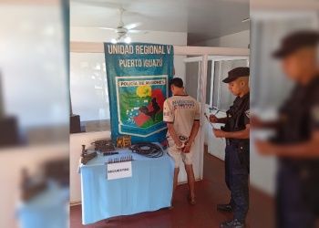 Robó herramientas y fue detenido tras un rápido operativo en Puerto Esperanza