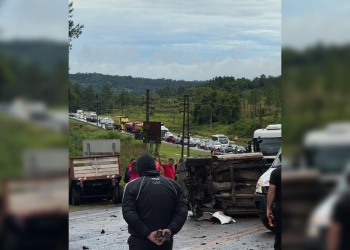 Cuatro muertos en un choque múltiple sobre la Ruta Nacional 12 en Misiones