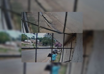 Quedó filmado mientras se llevaba un televisor de una casa en Posadas