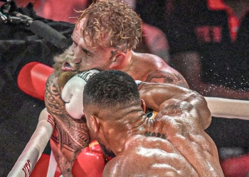 Joshua noqueó a Jake Paul y el influencer terminó con doble fractura de mandíbula