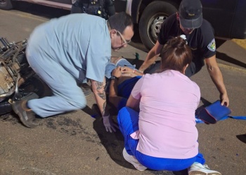 Motociclistas heridos en una nueva jornada crítica en el tránsito