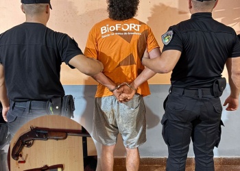 Detuvieron a un hombre por disparar con un arma casera contra su hijo adolescente